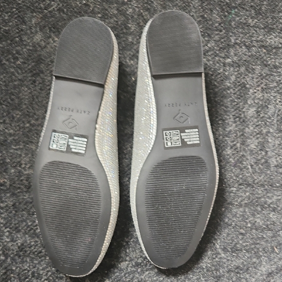 Hello Kitty by Katy Perry Silver Crystal Ballet Flats - Picture 6 of 7